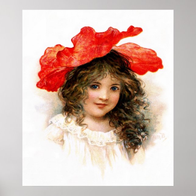 Flower Girl in Red Poster (Front)
