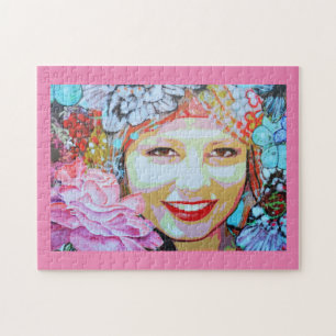 Flower girl jigsaw puzzle