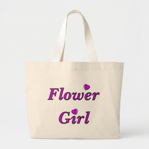 Flower Girl Large Tote Bag