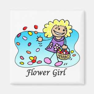 Flower Girl Magnet