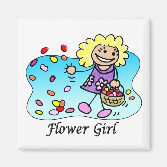 Flower Girl Magnet (Front)