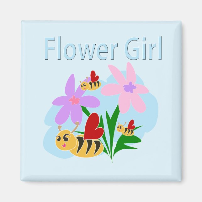 Flower Girl Magnet (Front)