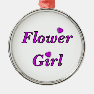 Flower Girl Metal Tree Decoration