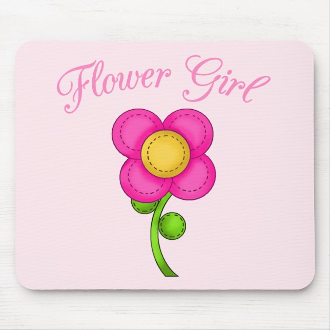 Flower Girl Mouse Mat (Front)