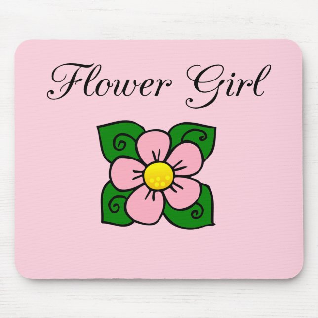 Flower Girl Mouse Mat (Front)