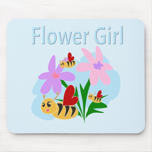 Flower Girl Mouse Mat (Front)