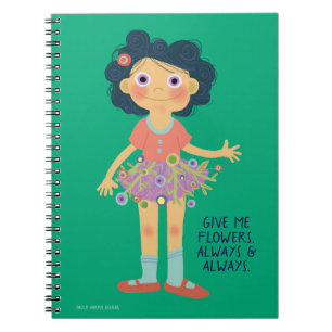 Flower Girl Notebook