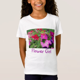 Flower Girl Peonies T-Shirt