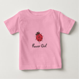Flower Girl personalised Baby T-Shirt