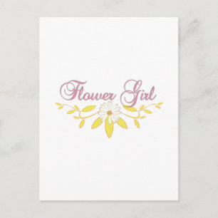 Flower Girl Postcard