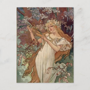 Flower Girl Postcard