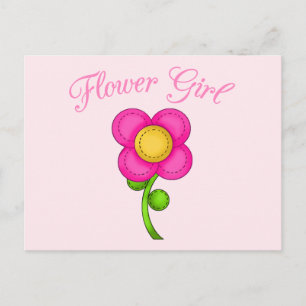 Flower Girl Postcard