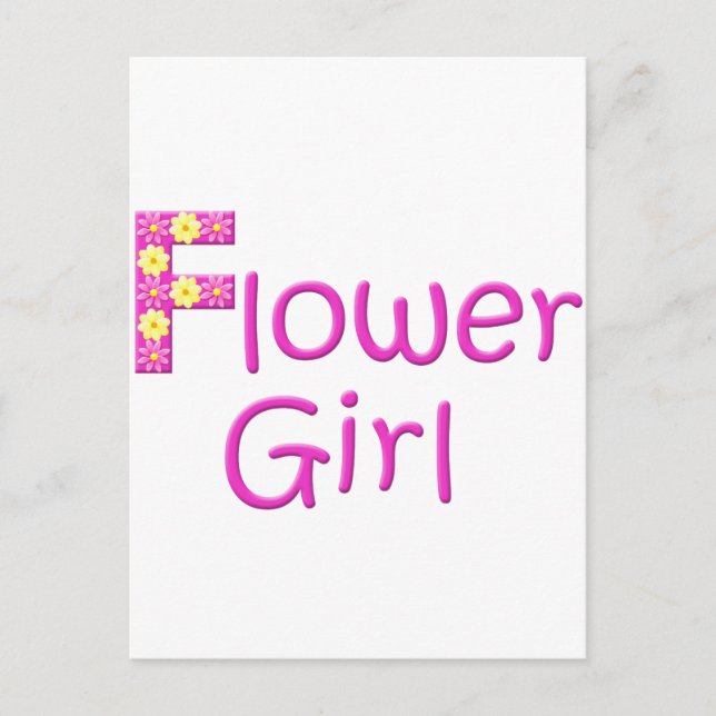 flower girl postcard (Front)
