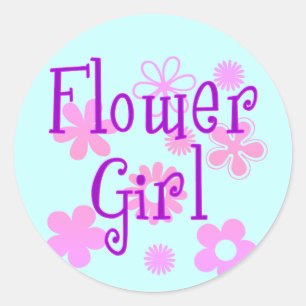 Flower Girl Products Classic Round Sticker