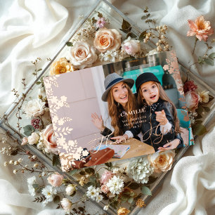 Flower Girl Proposal Botanical Frame Photo