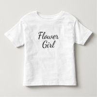 Flower Girl Script Typography on White