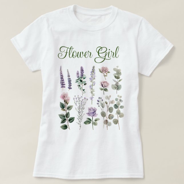 flower girl shirt (Design Front)