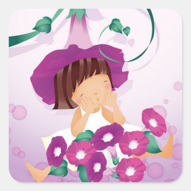 Flower Girl Stickers (Front)