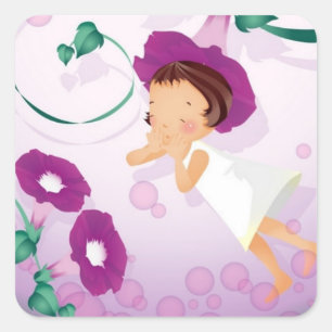 Flower Girl Stickers