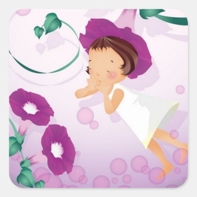 Flower Girl Stickers (Front)