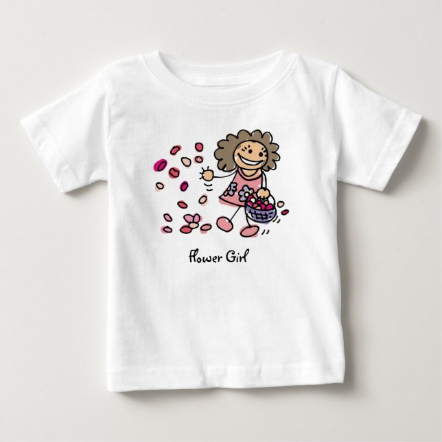 Flower Girl T-Shirt (Front)