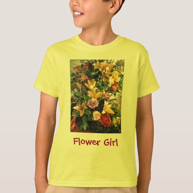 Flower Girl T-Shirt (Front)