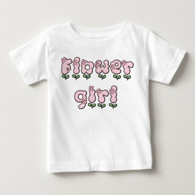 Flower Girl t-shirt (Front)