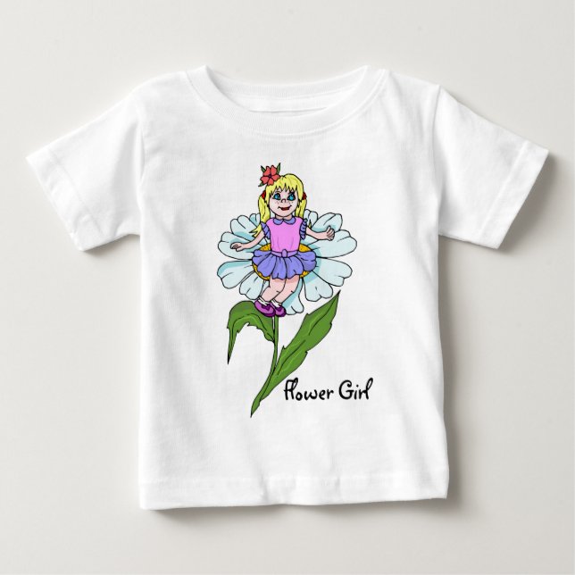 Flower Girl T-Shirt (Front)