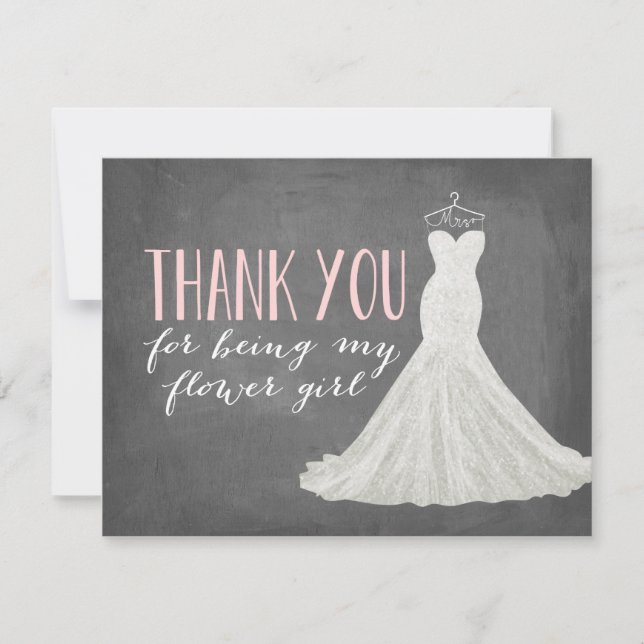 Flower Girl Thank You | Bridesmaid (Front)