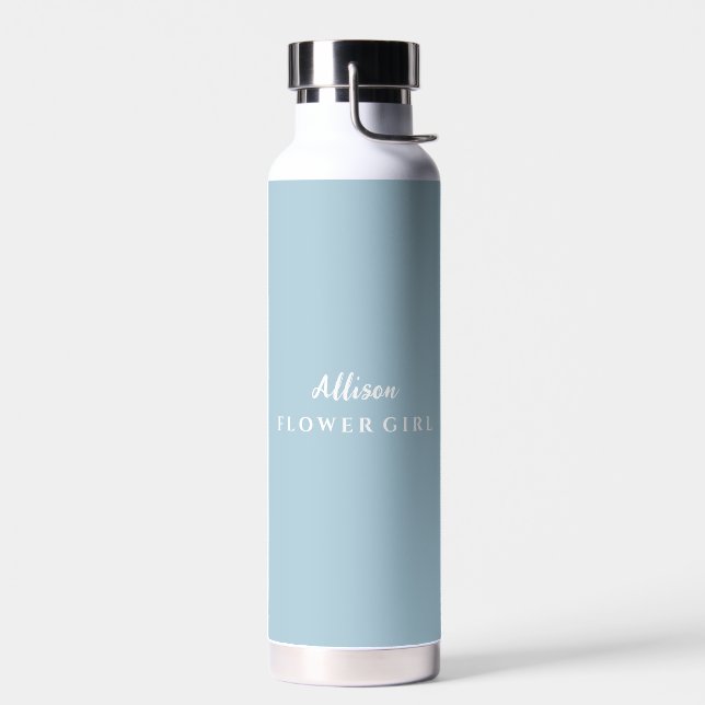 Flower Girl Thermal Tumbler Water Bottle (Left)