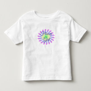 Flower Girl Toddler Ruffle Wedding Dress T-Shirt