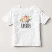 flower girl t shirt uk