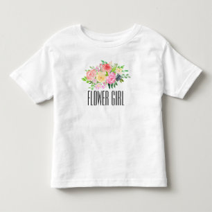 Flower Girl Toddler Tee Kids Flower Girl T-shirt