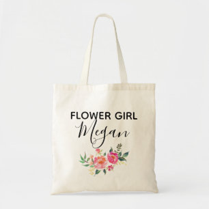 Flower Girl Tote Bag
