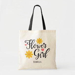 Flower Girl Tote Bag