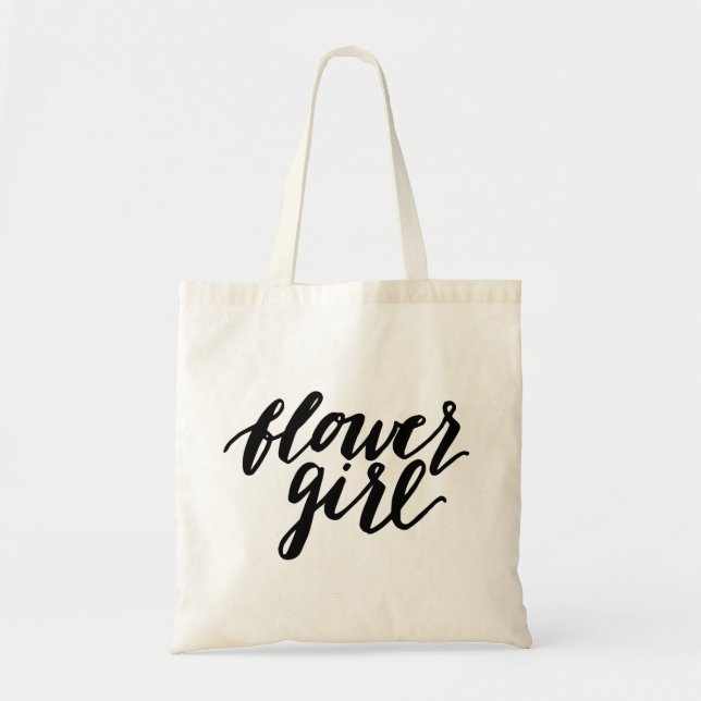 Flower girl Tote Bag (Front)