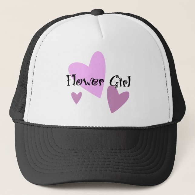 Flower Girl Trucker Hat (Front)