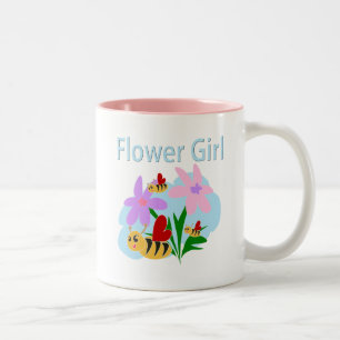 Flower Girl Two-Tone Coffee Mug