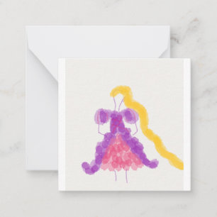 Flower Girls Rapunzel Card