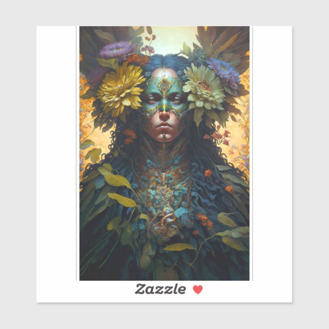 Flower Goddess Fantasy Art (Sheet)