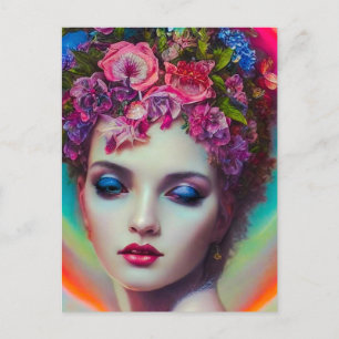 Flower Goddess  Postcard