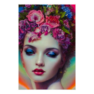 Flower Goddess Poster