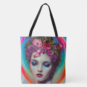 Flower Goddess  Tote Bag