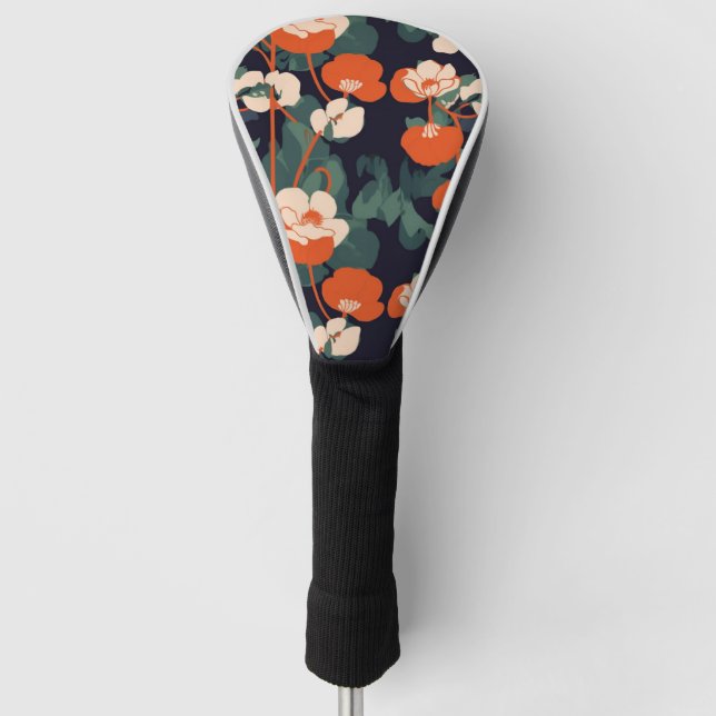 Flower Golf Head Cover (Front)