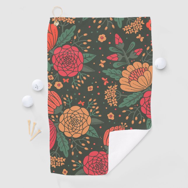 flower golf towel (InSitu)
