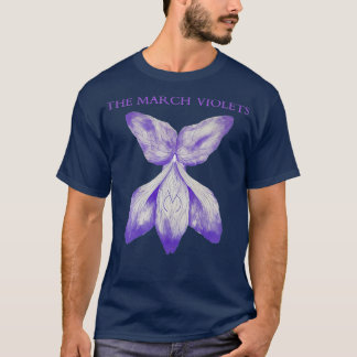 Flower Goth Gothic The March Violets T-Shirt