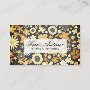 Flower Graphics   Flower Shop   Florist Business Card