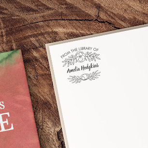Flower Greenery Dividers From the Library Of Self-inking Stamp