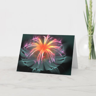 Flower Greeting (Blank Inside) Card