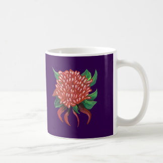 Flower Hand Drawn Waratah Coffee Mug